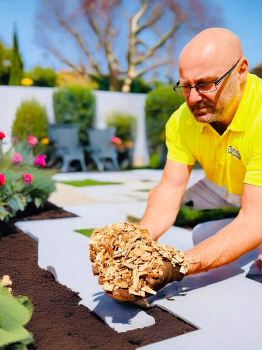 Garden & Play Area Safe Wood Chip Mulch 850 - 1600 Litre Bag