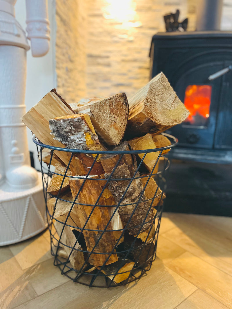 Load image into Gallery viewer, British Kiln Dried Birch Logs Multiple Bulk Bag Sizes
