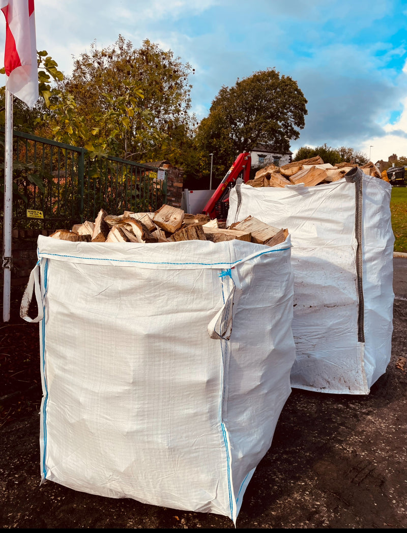 Load image into Gallery viewer, Kiln Dried Hardwood Firewood Logs Large Bulk Bags
