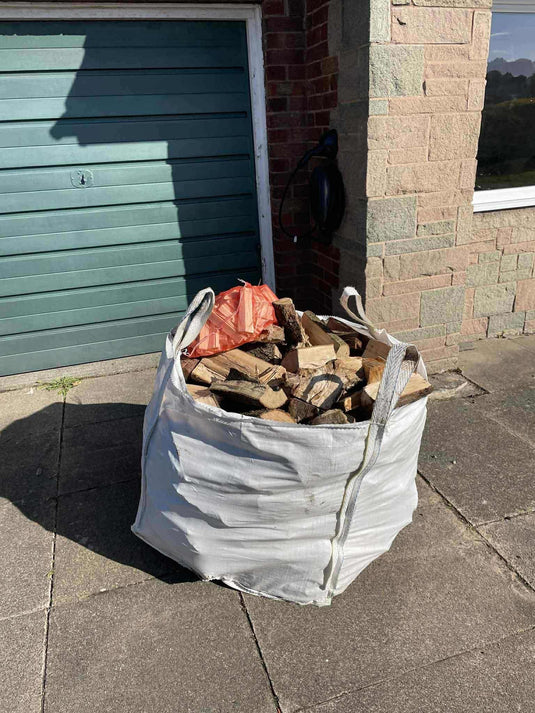Premium Quality Seasoned Farm Firewood 0.85 - 1.6m3 Bulk Bags