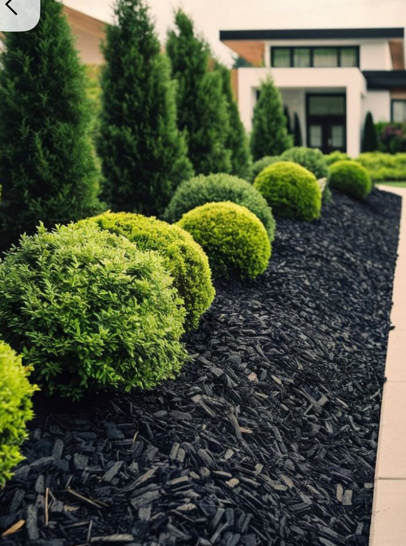 Load image into Gallery viewer, Black Decorative Bark Mulch
