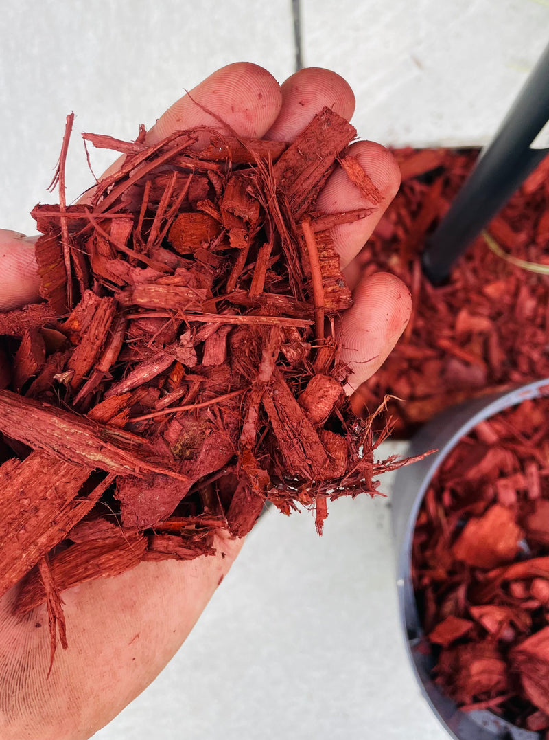 Load image into Gallery viewer, Red Decorative Bark Mulch
