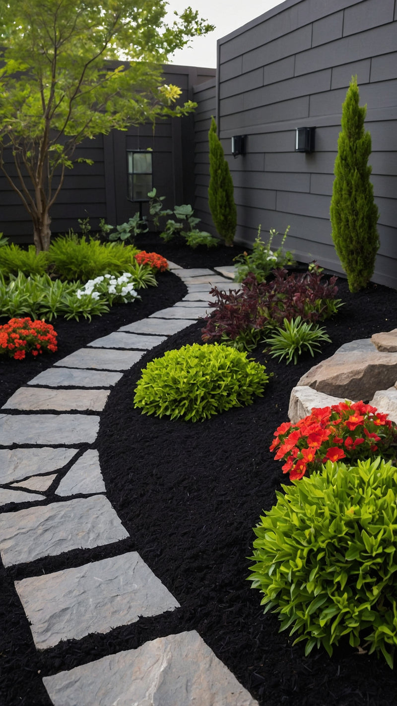 Load image into Gallery viewer, Black Decorative Bark Mulch
