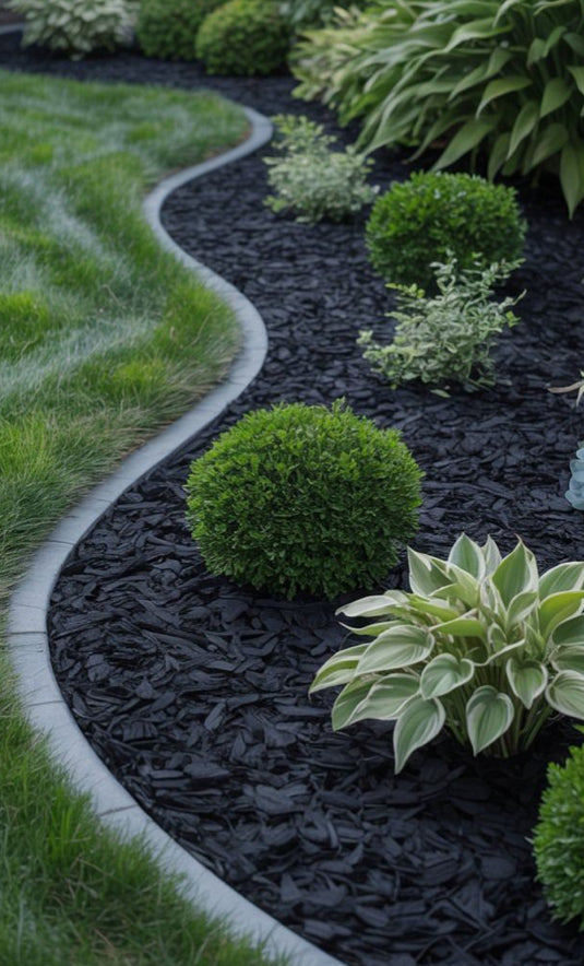 Black Decorative Bark Mulch
