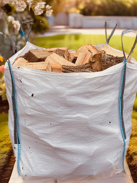 Quality Part Seasoned Hardwood Logs Multiple Bulk Bag Sizes