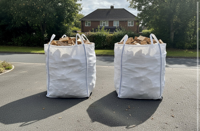 Load image into Gallery viewer, Kiln Dried Hardwood Firewood Logs 0.85 - 1.6m3 Bulk Bags
