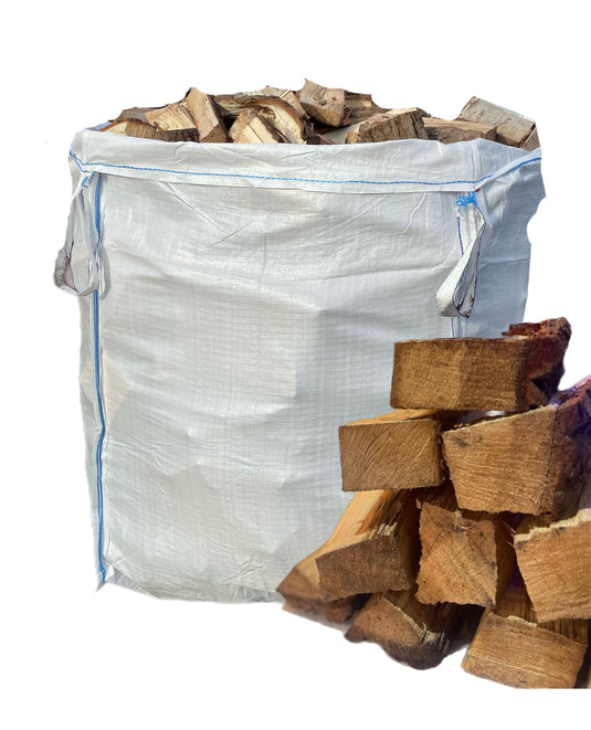 Premium Quality Seasoned Farm Firewood 1.2m3 -1.6m3 Bulk Bags