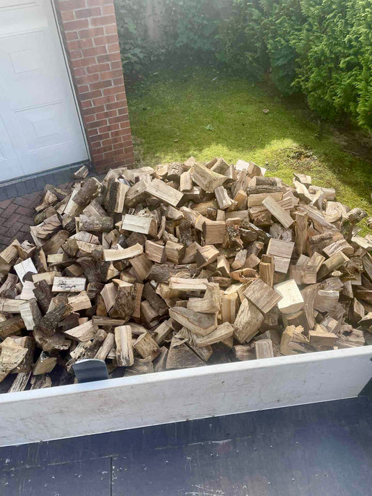 4m3 Transit Tipper Load Seasoned Hardwood Logs