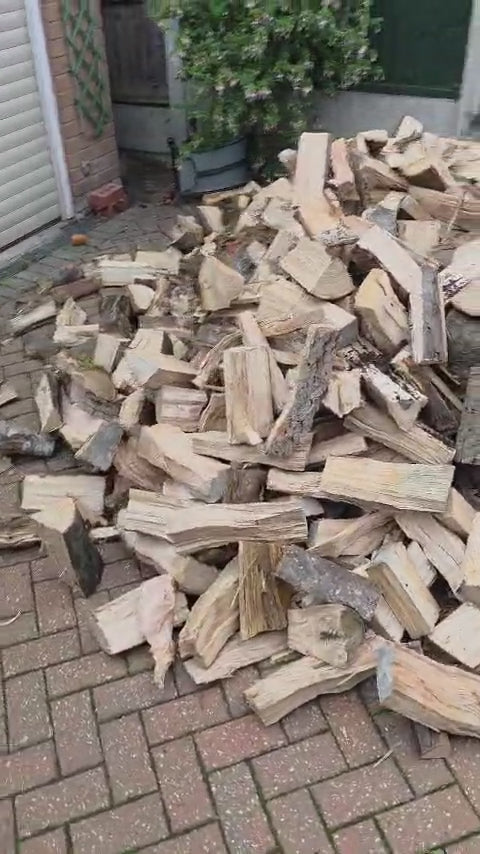 Load and play video in Gallery viewer, Premium Seasoned Hardwood 3m3 Loose Load
