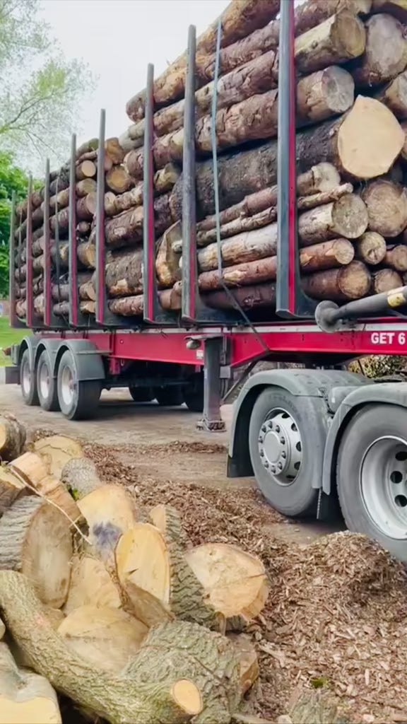 Load and play video in Gallery viewer, Kiln Dried Hardwood Firewood Logs 0.85 - 1.6m3 Bulk Bags
