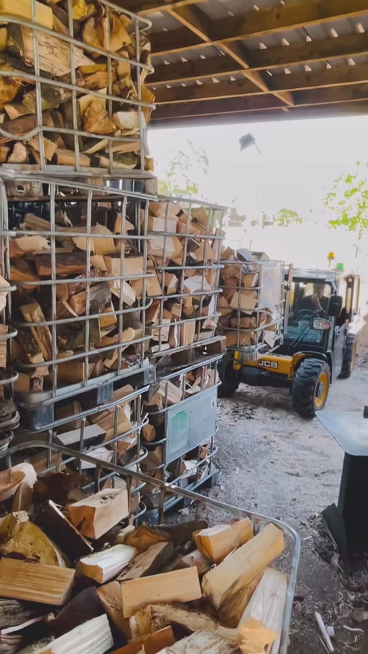 Quality Part Seasoned Hardwood Logs Multiple Bulk Bag Sizes